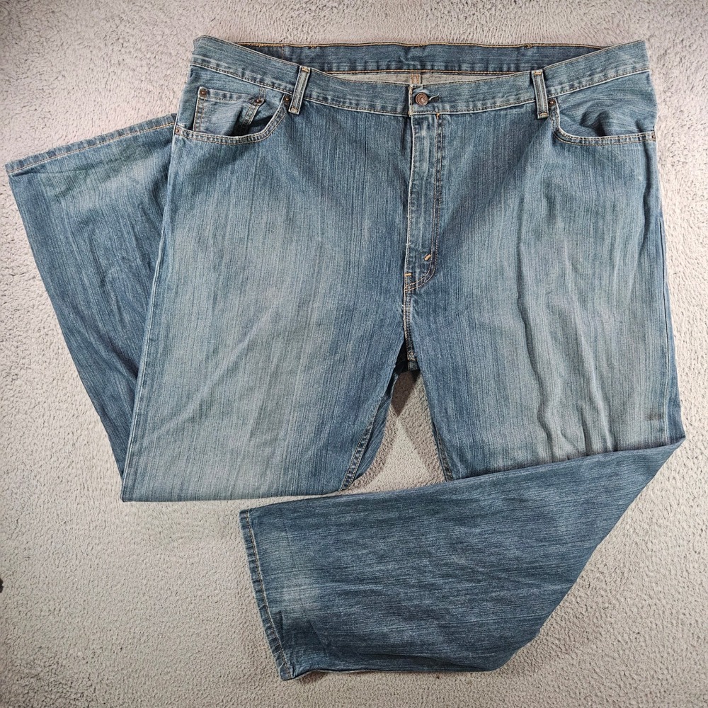 Levis‎ 559 Relaxed Straight Jeans Mens 48x32 Medium Wash Blue Denim